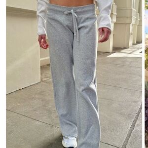 Brandy Melville Hilary Gray Drawstring Sweatpants